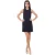 Kanten detail stretch mini jurk