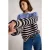White Stuff Jana Stripe Jumper Blue Multi