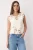 TRENDYOLMİLLA Dames Ecru Bloemen Mouwloos Regular fit Blouses