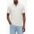 Tommy Hilfiger Merc Pique Zip Regular Polo Ivory Petal