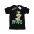 Disney Meisjes Tinker Bell Nope Katoenen T-shirt (Zwart)