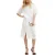 AllSaints Meria Broderie Dress Optic White