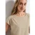 Street One Dames Shirt met rimpels in Beige