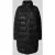 EA7 Emporio Armani Regular fit gewatteerde lange jas met all-over logoprint, model ‘Caban’