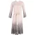 Burberry Prorsum Degrade Kanten Jurk in Ombre Wit/Grijs Triacetaat