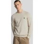 Lyle and Scott Cotton merino crewneck zand