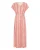b.young Jurk ‘BYPrisca’  beige / lila / oranje / donkerroze / rood