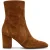 Steve Madden Crossbar Booties Chestnut Suede