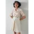 LK Bennett Ada Mini Skirt Cream