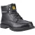 CAT Lifestyle Colorado Moc Toe Leren Zwarte Enkelboots voor Mannen