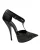 Balenciaga T-Strap Contrast Stitch Hakken in Zwart Leer