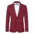 Heren colbert slim fit jas zakelijk dagelijks blazer rood