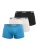 BOSS Boxershorts  crème / royal blue/koningsblauw / zwart / wit