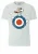 LOGOSHIRT Shirt ‘Peanuts – Snoopy Pilot’  pastelblauw / donkerblauw / kersrood / wit