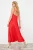 TRENDYOLMİLLA Dames Rood Effen Maxi Mouwloos Casual A-lijn Jurken