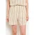 LOLALIZA high waist gestreepte casual short ecru