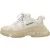 Balenciaga Triple S sneakers met transparante zool in wit polyester
