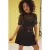 Trendyol Curve Dames Zwart Effen Kort Getailleerd Grote maten Blouses