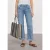 Street One Dames Jeans met Straight Leg pijpen in casual pasvorm en omgeslagen boorden in Blauw