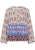 IZIA Tuniek blouse Dames Blauw Veelkleurig
