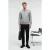 Geribde sweater met ronde hals