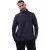 Trespass Heren Textured Knit Half Zip Fleece Top (Marine)