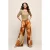 Corby Print Broek Oranje / Multi