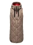 Navahoo lange dames bodywarmer Schnuckel – Modern & Met Capuchon