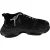 Balenciaga Triple S Heldere Zool Sneakers in Zwart Polyester