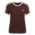 ADIDAS ORIGINALS Shirt ‘3 STRIPES SLIM’  chocoladebruin / rosé
