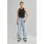 America Today straight jeans high waist light blue