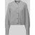 Jake*s Casual Gebreid jack van pure wol met labeldetail