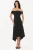 Off Shoulder A-lijn Midi-jurk