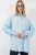 Oversized Geweven Lange Blouse met Shirtkraag