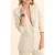 ICode Ecru Jacket With Micro Flower Print Ecru