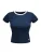 Tommy Hilfiger Underwear Slaapshirt  donkerblauw / wit