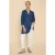 White Stuff Blaire Linen Tunic Dark Navy
