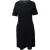 Maison Margiela MM6 T-shirtjurk van zwart katoen