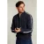 River Woods Cardigan With Zipper Navy Blue