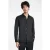 John Varvatos Slim Fit Shirt With Wire Carbon Grey