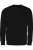 Kronstadt Sweatshirt ronde halszwart, Effen