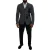 Grijze Blazer met Bloem Borduursel