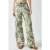 Bloemenprint Rechtaf Pantalon