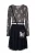 happy girls Jurk  navy / zilver