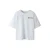NAME IT KIDS T-shirt met backprint wit
