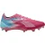 Puma Heren 5 Ultimate leren voetbalschoenen voor harde ondergrond (Blauw/Wit)