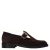 Manfield suède loafers – donkerbruin