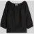 Marc O’Polo regular fit blouse van puur linnen met carmenhals