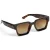 PIECES zonnebril PCKAREN met tortoise print donkerbruin