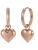 GOOD.designs Oorbellen ‘Herz’  rose-goud